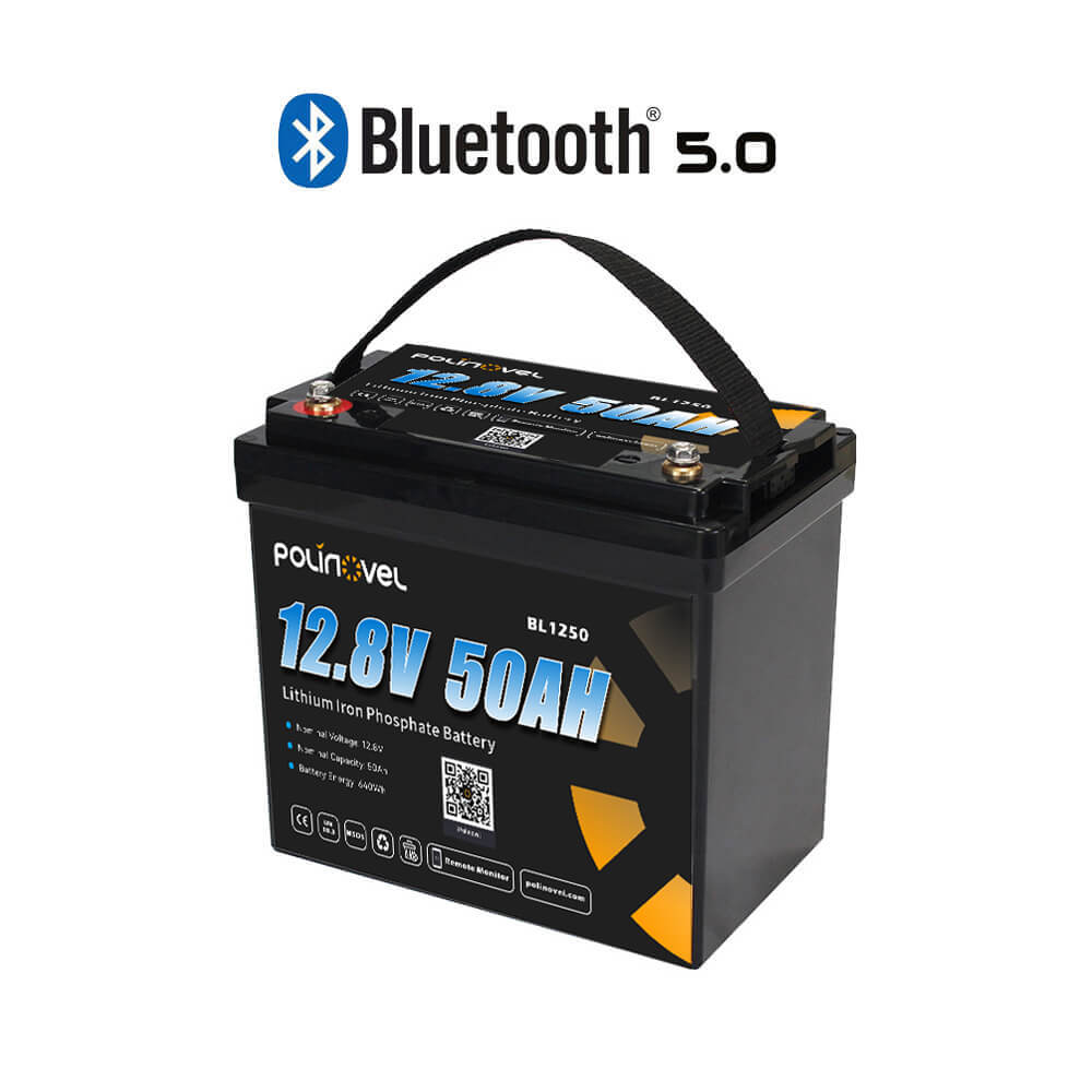 12V 50AH LIFEPO4 Bluetooth Battery BL1250