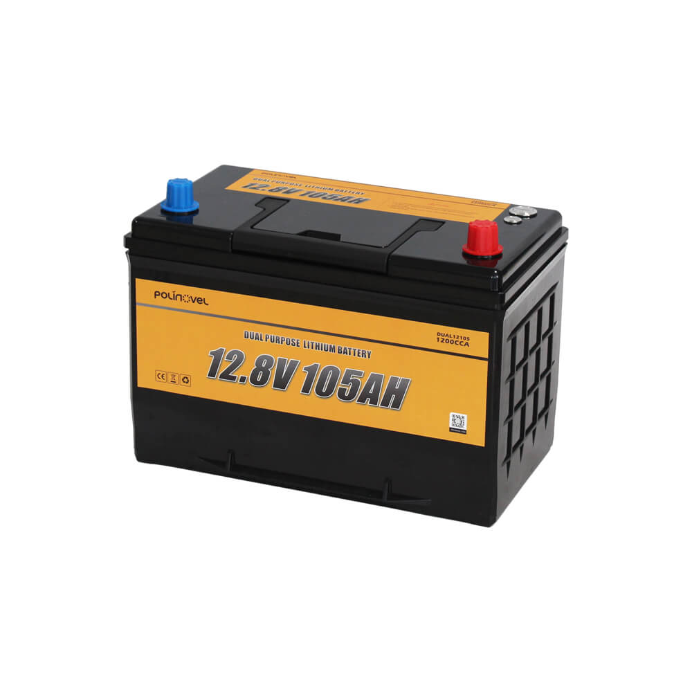 12V 105AH Dual Purpose LifePo4 Batterie